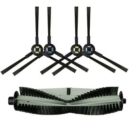 iDMRURvm Replacement Accessory Set Roller Brush Side Brush for Silvercrest SSR1 SSRA1 for Ilife A9s A9 A7 L100