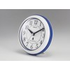 Rhythm Wall Clock, Bath Clock, Splashproof, Dustproof, Blue/White, Diameter 4.6