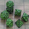 QMAY DND Dice Polyhedral Dice Set – 7 Pieces for