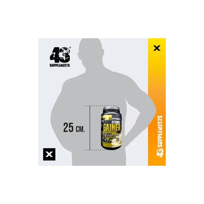 Ganador Hard Mass Gainer Vainilla 2 kg 43 Supplements Mass
