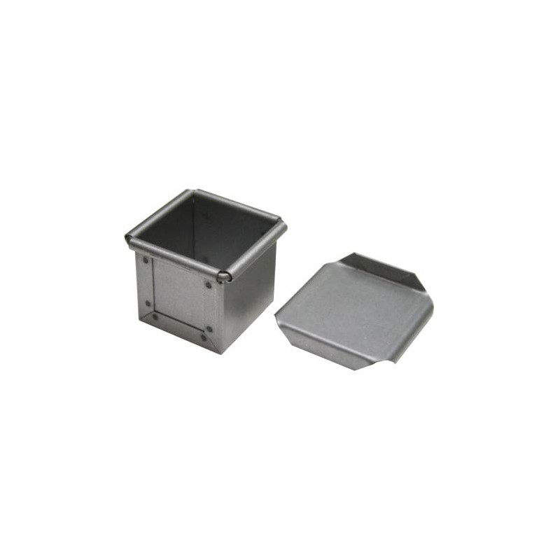 Asai Shoten Altite Bread Pan, Petite Cube 5, Silver