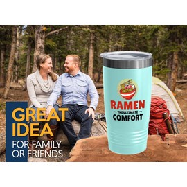 Ramen Lover Teal Edition Viking Tumbler 20oz - The ultimate comfort - Food Lovers chicken pumpkin vegan pantry spicy noodles