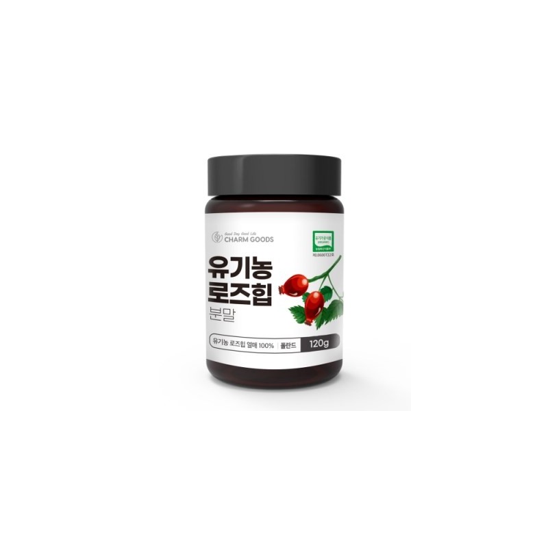 PROMEDIC Charm Goods Organic Rosehip Powder, 120g Bottle