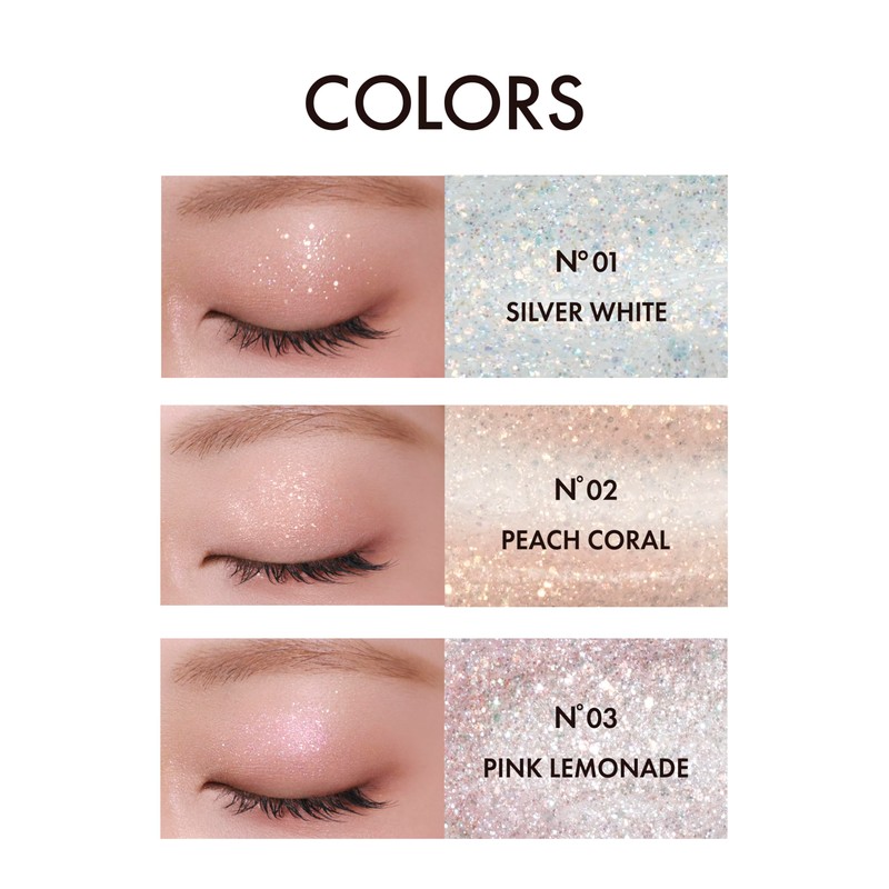 Pyt ピュット Eyelid Glitter (02 Peach Coral)