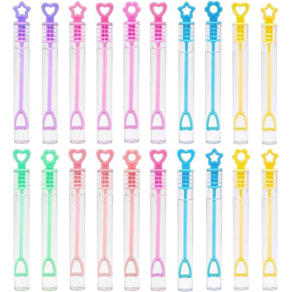 DERAYEE 20 x Mini Soap Bubbles Set, Wedding Soap Bubbles,