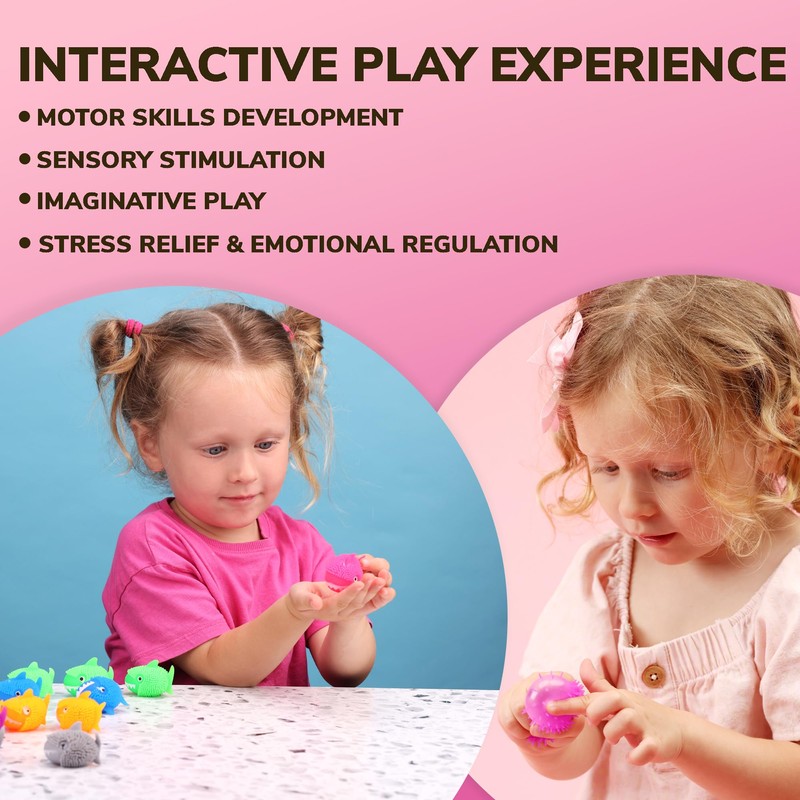 Squishy Shark Toy 48 pcs Variation (100) - Easter Basket