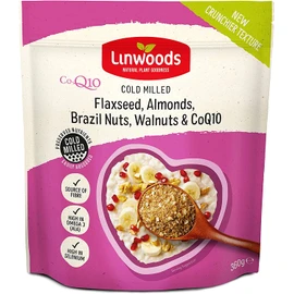 (Pack Of 10 x 200g) - Milled Flaxseed, Almonds, Brazil Nuts & Q10 | LINWOODS