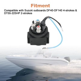 WATERWICH Power Trim Tilt Relay Compatible with Suzuki outboards DF40-DF140 4-Strokes & DT55-225HP 2-Strokes Replacement for 38410-94550 38410-94551 38410-94552