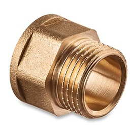 Adapter 1/2" Female x 1/2 “ Male Threaded Brass Construction NPT Pipe Fittings (1/2" Female x 1/2" Male)
