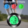 Hsthe Sea Waterproof Bicycle Computer Speedometer 3-Colour LCD Backlight Multifunctional
