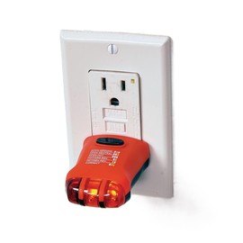 15 AMP GFCI Outlet with Tamper-Resistant Feature and LED Outlet Tester - Includes 1 GFCI Outlet and 1 Outlet Tester - Self-Testing Ground Fault Circuit Interrupter, UL Certified, Indoor/Outdoor