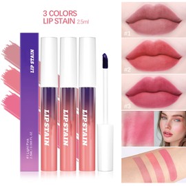 SHEBEEDO Lip Stain Peel Off, Lip Glosses Peel Off Tattoo Color, Matte Lip Stain With High Pigmented Longwear, Transfer Proof Lip Tint, Liquid Lipstick Makeup