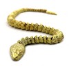 Brass Snake Statue Sculpture Frgurine Gift for Snake Lover Desktop