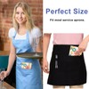 YeeCASE Server Book, Painted Server Books for Waitress, Durable Leather