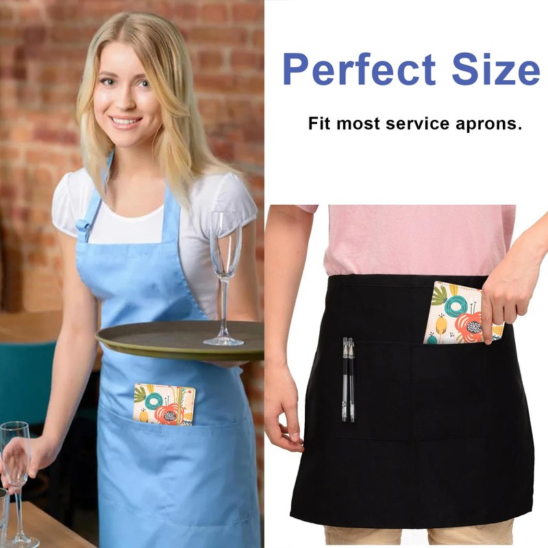YeeCASE Server Book, Painted Server Books for Waitress, Durable Leather