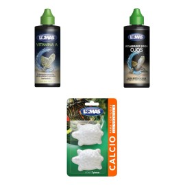 Kit Tortugas: Vitamina A 120ml + 2 Calcio C/vitamina A + Aclarador De Ojos 120ml