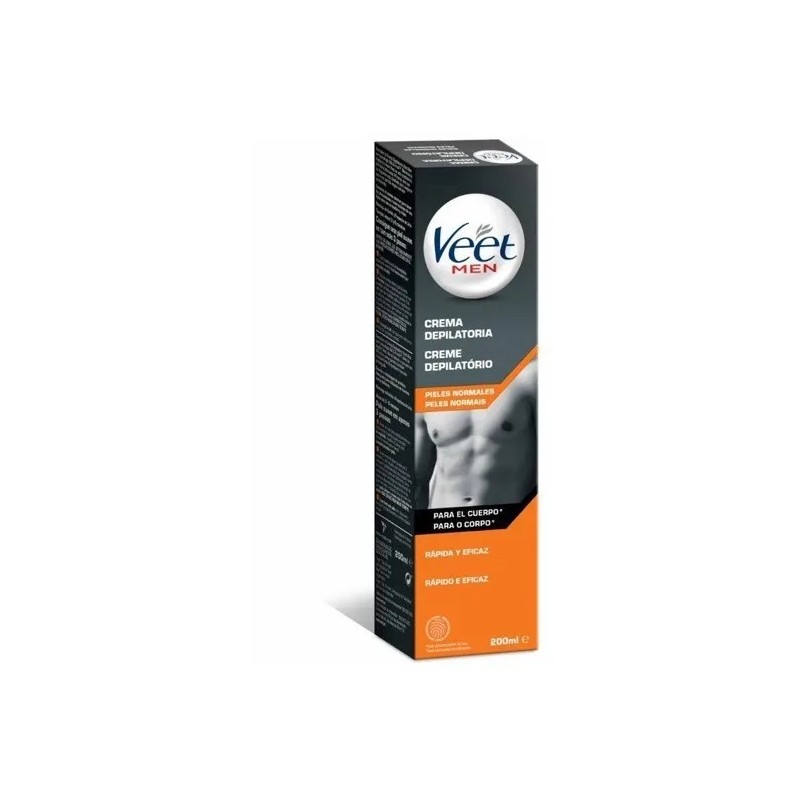 Crema Depilatoria Veet For Men Pieles Normales 200