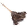 Feather Duster Light Weight Soft Long Handle Reusable Black Ostrich