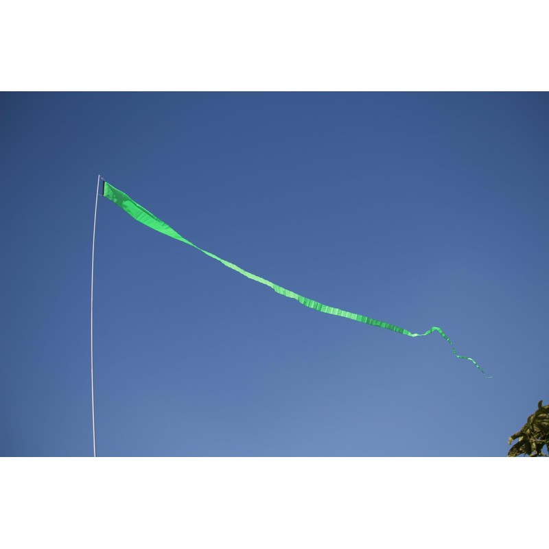 EEZ RV Products 25' Long (Green) Wind Streamer, Great for