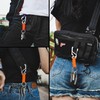 KeyUnity Carabiner Paracord KC00 Keychain Multifunctional 【Ruler・Bottle Opener・Screwdriver・Wrench】 Braided Stylish