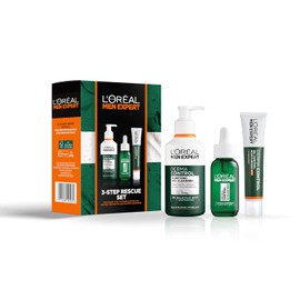 L'Oréal Paris Men Expert Mens Skincare 3-Step Rescue Skincare Gift Set