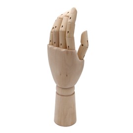 Paintersisters Link hand, 30 cm left, movable model hand, wooden hand