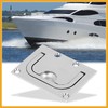 Partuto 76x57mm Boat Floor Locker Hatch Lift Flush Ring Pull