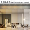 ZAGO Black 6 Inch LED Disk Light: Surface Mount Low