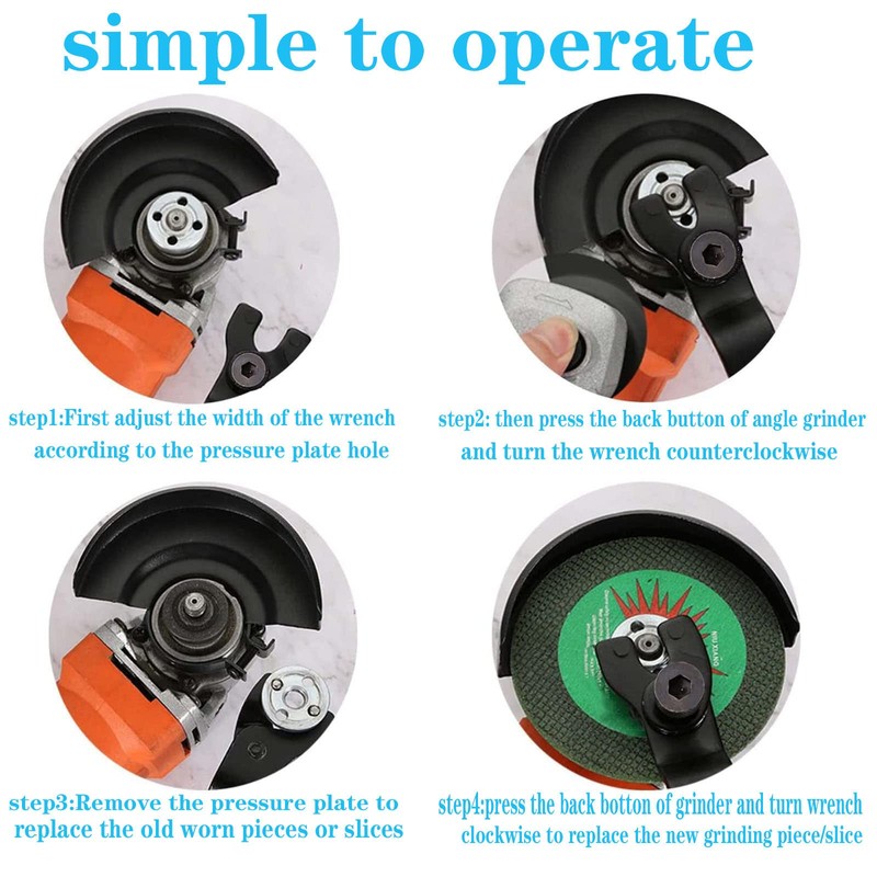 Yuentoen Grinder Wrench - Universal Adjustable Lock-Nut Pin Spanner,Angle Grinder