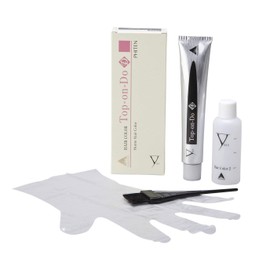 Phiten Top-on-Do D Hair Dye N4 (Dark Brown) x 3 Piece Set