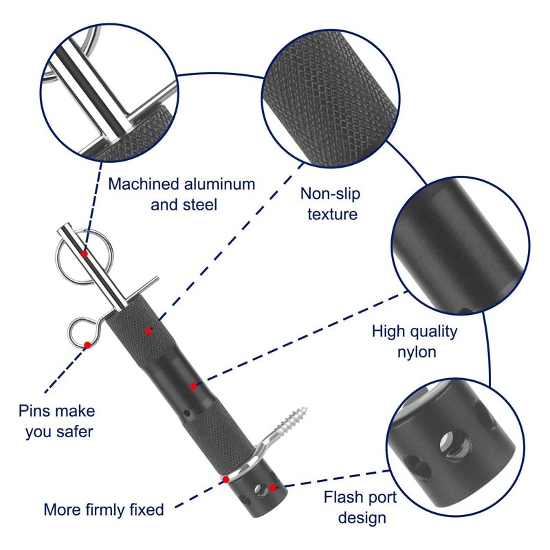 Perimeter Trip Alarm Aluminum Alloy Spring Trigger Trip Wire Defense