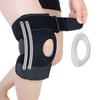 Breathable Knee Brace with Gel Cushion and Side Splints for