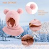 Rayson Winter Toddler Girl Boy Hat Knit Scarf Hat Fleece