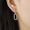 Earrings for Women Double Hoop Earrings Paper Clip Chain Earrings