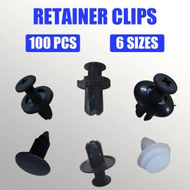 Unbranded For Mazda CivicSet Bumper Fender Liner Push Type Retainer Clips Fastener 100x