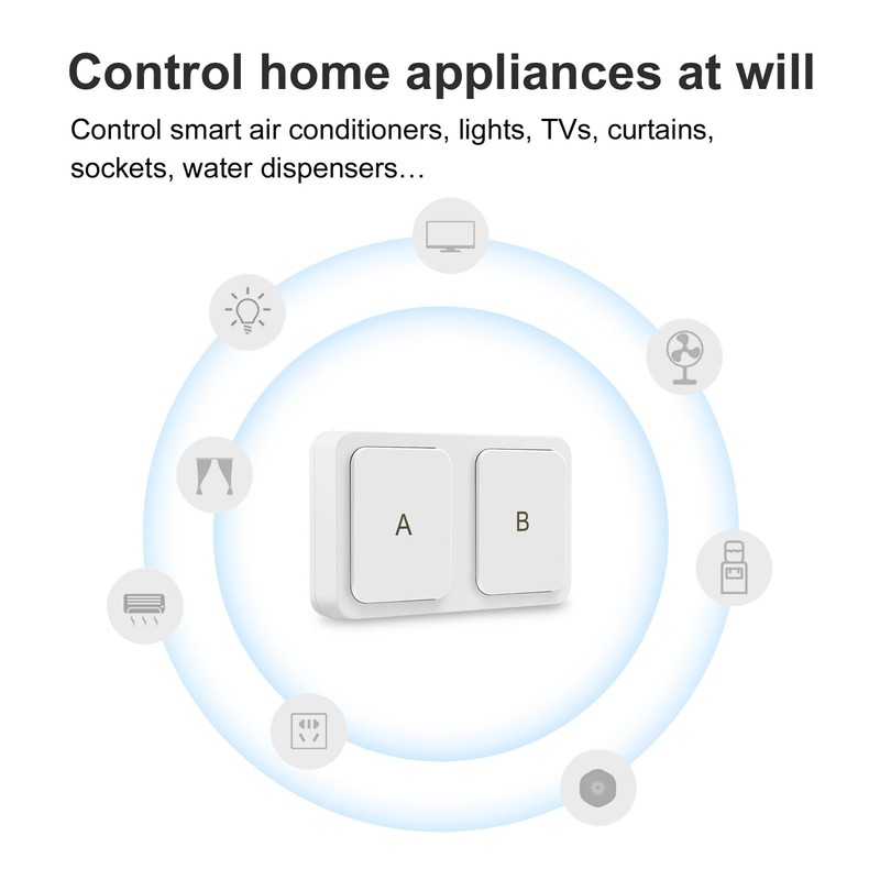 Intelligent Scene Switch for Intelligent Living, Wireless Intelligent Button with