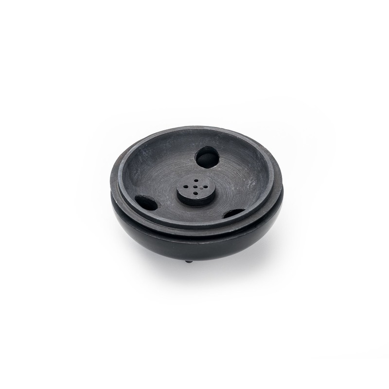 Zen Minded Japanese Incense Stick Holder - Seto Black Natural