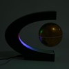 Magnetic Levitation Globe Golden Built in LED Frosted Texture C