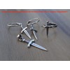 Sword Pendant Sterling Silver 925 Dagger Minimalist Charm Necklace Unisex