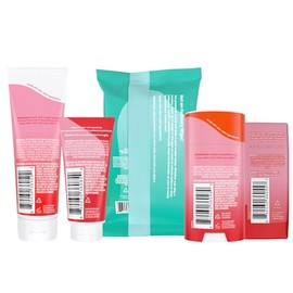 Lume- Desodorante corporal completo para mujeres y hombres - Paquete de inicio - Barra sólida, tubo de crema invisible, B acidificado