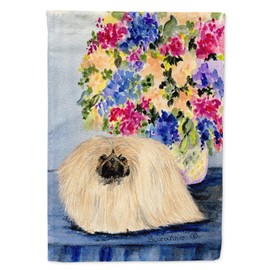 Caroline's Treasures SS8315GF Pekingese Garden Flag Mailbox Flag Decorative Yard Flag Banner Outside Patio Artwork Yard Flower Beds, Garden Size, Multicolor