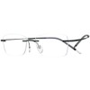 FONEX Titanium Glasses Frame,Rimless Frameless Optical Eyewear Eyeglasses for Men