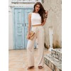 Beautiful Nomad Women's Linen Pants High Waisted Straight Pant Casual