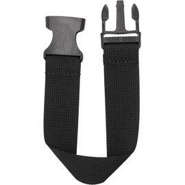 1Pc Black Portable Simple Belt Extender For Fanny Pack Strap Extension Waist Bag Belts Belt Extender For Fanny Pack Fashionable Luggage and Travel Gear Waist Packs