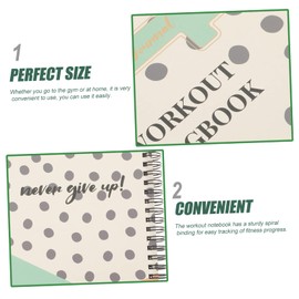 FUNOMOCYA Fitness Journal Gym Notebook Workout Planner Goal Tracker Diet Log and Measurements Stylish Design for Men Women to Improve