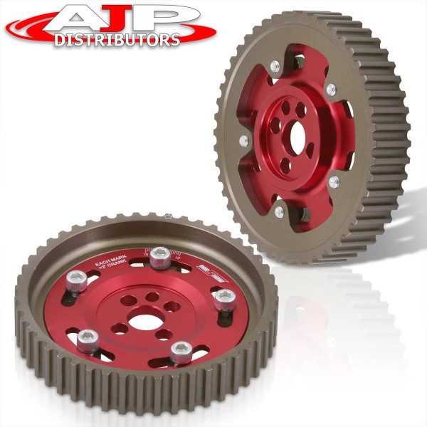 AJP Distributors JDM Cam Shaft Gears Wheel Sprocket Red For
