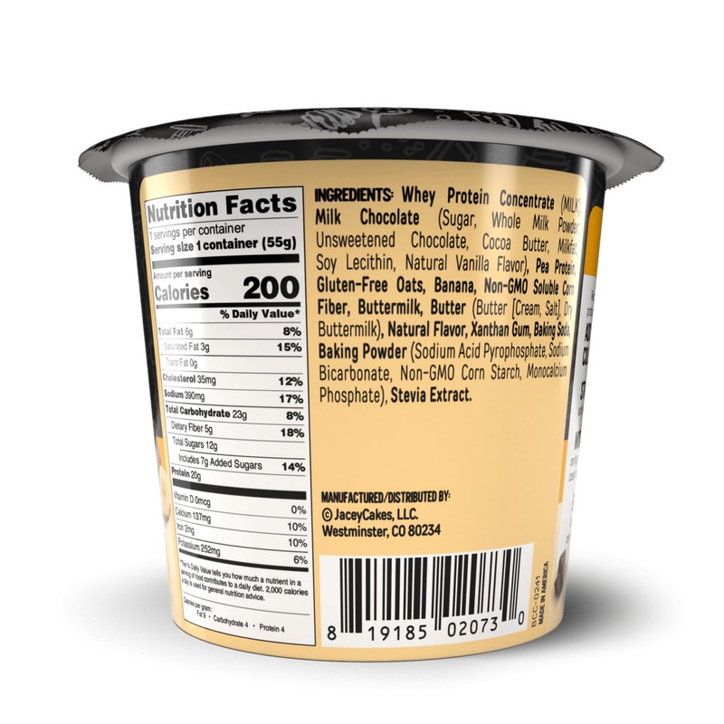 FlapJacked Banana Chocolate Chip Gluten-Free Mighty Muffin