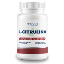 L- Citrulina 100 cápsulas - 1000mg por porción- Ingredientes Naturales - L-Citrulline