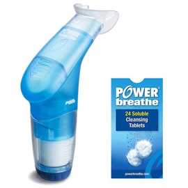 POWERbreathe Plus Heavy Load, Blue Cleaning Tablet (24-Piece) Set