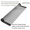 Ahyuan Roll up Dish Drying Rack Over The Sink Kitchen